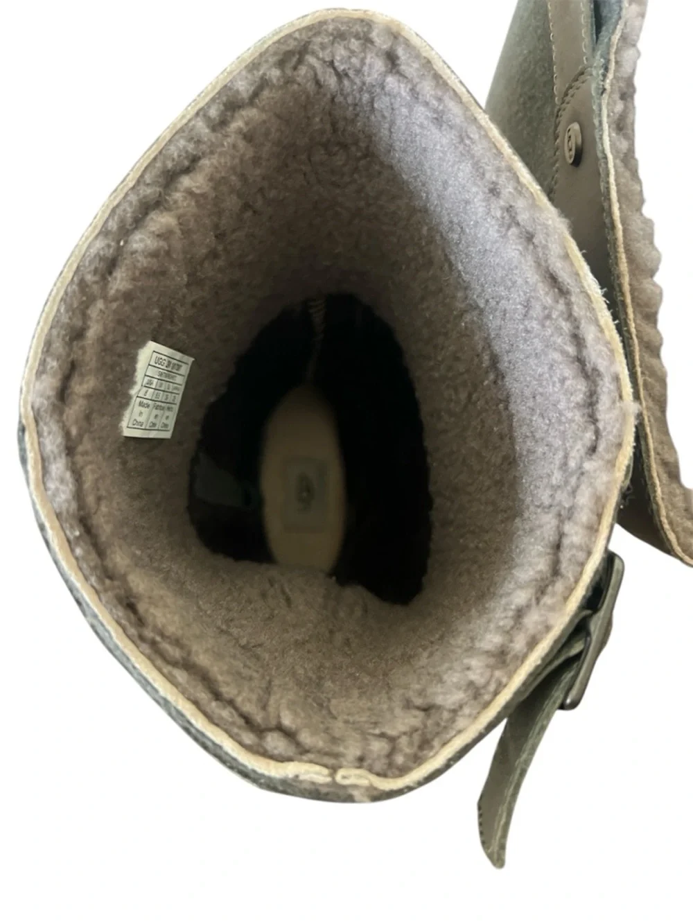 UGG Waterproof Janina Boots - S/N 1017387 -‎ Dark Green/ Gray - Size 8